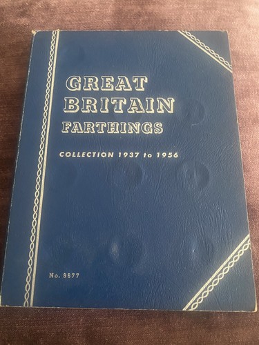 Whitman folder 9677 farthings - folder,
