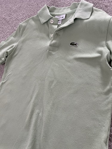 Light green lacoste polo - polo, shirt