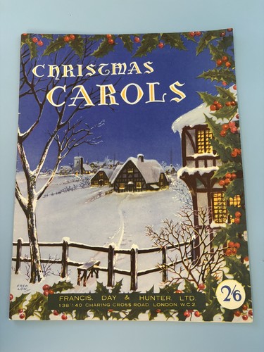 Vintage christmas carol - vintage,