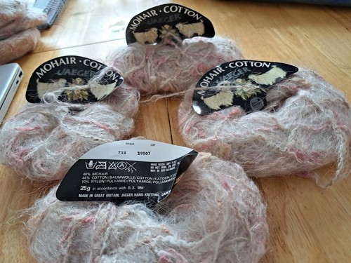 Jaeger mohair cotton yarn - jaeger,