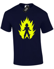 GOKU FLASH MENS T-SHIRT COOL DRAGON FAN DESIGN SAIYAN Z PRINTED TOP