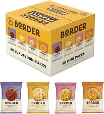 Border Luxury Mini Pack Assortment 48 Packs Biscuits 4 Variety Pack