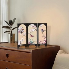 Foldable Screen Ornament Desktop Screen Model Small Tabletop Dividers Feng Shui