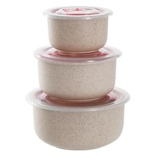 3Pcs Set Wheat Straw Fiber