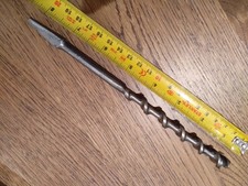 VINTAGE Wm RIDGEWAY POWER SHEFFIELD MADE IN ENGLAND AUGER BIT #8 woodboring