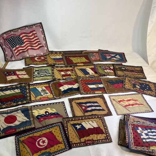 Antique tobacco cigar box felt - antique,