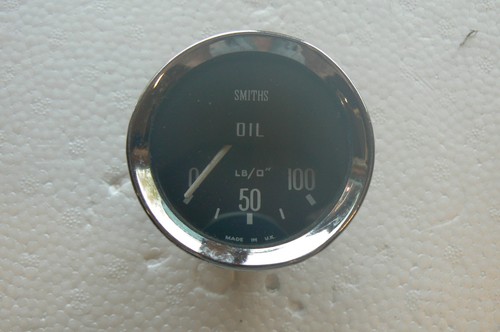Smiths oil pressure gauge - oil,