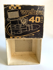 Vintage Webra 40 RC Radio Controlled Empty Engine Box - BOX ONLY