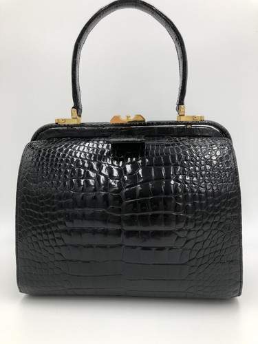 Asprey london black crocodile - asprey,