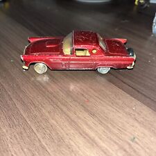 USED Zodiac Toys - 56 T-Bird - Midnight Die Cast Roadster - pull back 1:60 #167