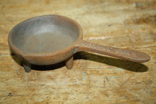 Cast iron frying pan skillet - frying,