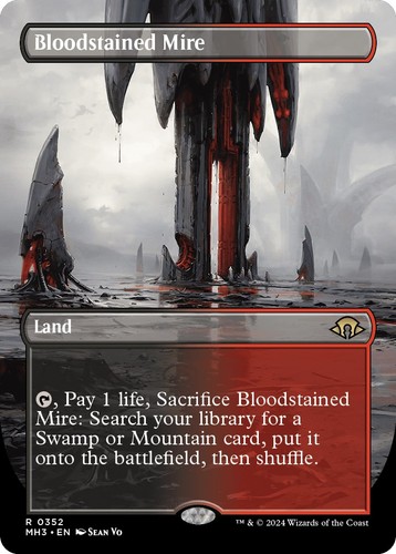 Bloodstained mire - mire, (borderless)