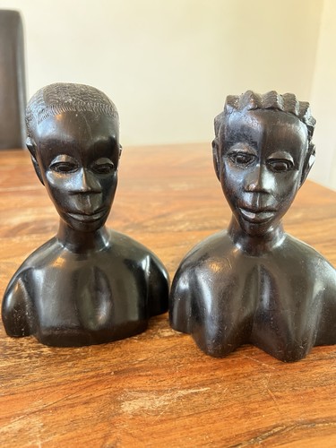 Vintage carved african male - african, &