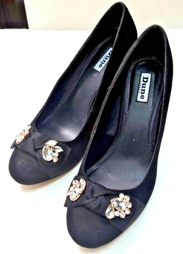 Vintage style suede - vintage-style, suede/jewelled