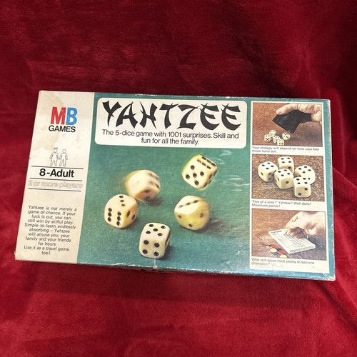 Yahtzee milton bradley dice - milton,
