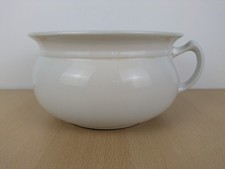 Vintage Chamber Pot White