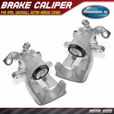 2x Brake Caliper Rear Left Right for Opel Vauxhall Astra G H Meriva Combo Zafira