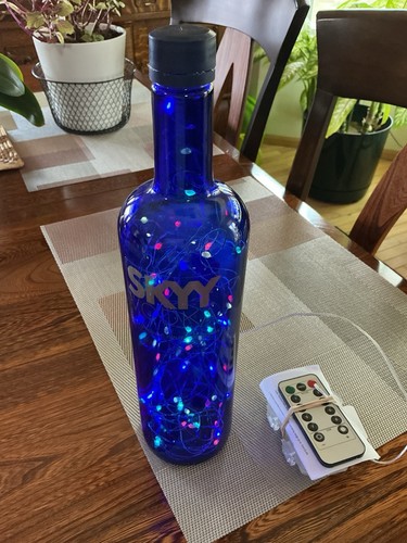 Skyy vodka bottle colorful - vodka, w/colorful