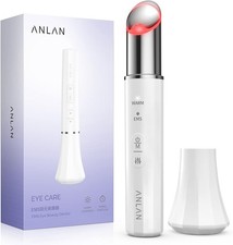 ANLAN Sonic Eye Massager, Eye Pen with Heated and Vibration Galvanic Wand
