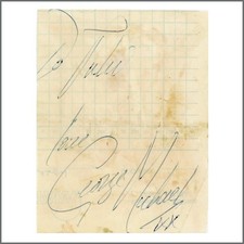 George Michael 1980s Autograph