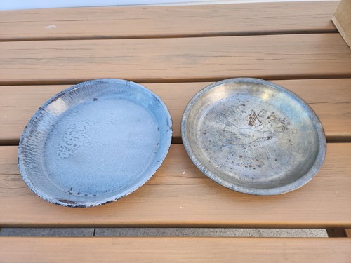 Vintage blue bird granite - blue,