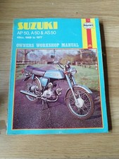 SUZUKI AP50 A50 & AS50 1969 To 1977 Haynes Owner Workshop Manual 