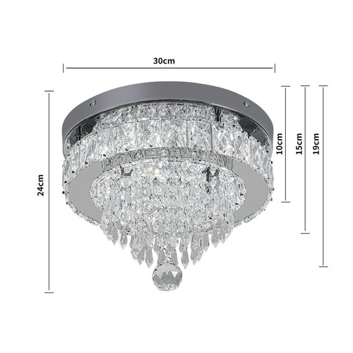Modern flush mount led ceiling - flush,