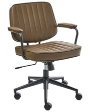 Desk Chair BERNE Faux Leather