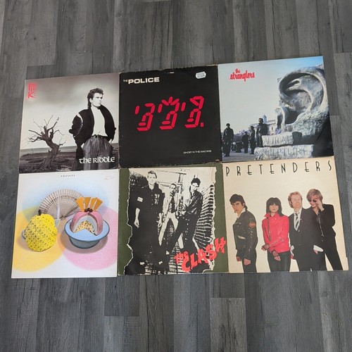 Punk new wave vinyl lps - new,