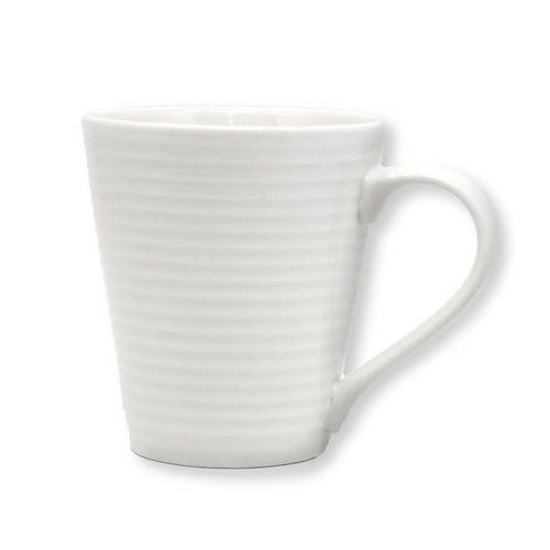 White mug ceramic - mug,