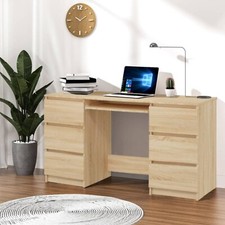 Computer Office Desk Table Workstation Home Storage Cupboard Cabinet w/ Drawers