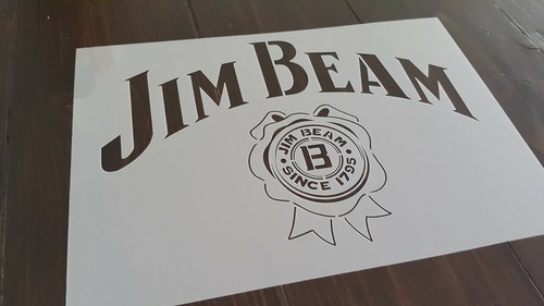 Jim beam ribbon logo text - beam,