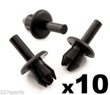10x Vauxhall Astra Bumper Clips 2004-2010 (Mk5 / H)- Front Bumper Plastic Rivets
