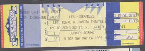 1989 les miserables used - les,