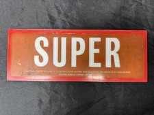 Vintage super Petrol Pump Advertising Sign  Old Garage Avery hardoll 598 