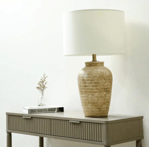 Large rustic ceramic table - ceramic,