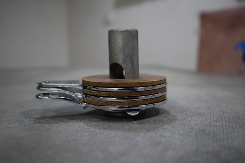 Steering damper spindle - steering,