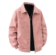 Spring Faux Leather Jacket