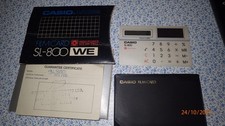 Casio Film Card SL-800 Solar Cell Slimline Credit Card Calculator Working