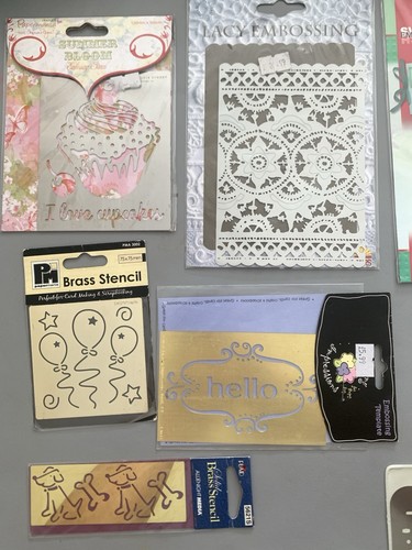 Embossing stencils bundle - stencils,