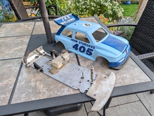 Vintage nitro chassis - vintage, 1/8