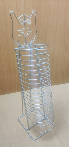 Retro chrome cat rack tower - chrome,