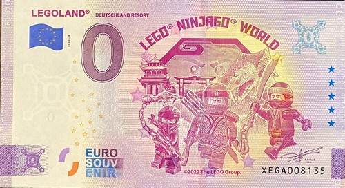Ticket euro legoland - euro, ninjago