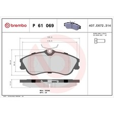 Brembo front brake - front, set