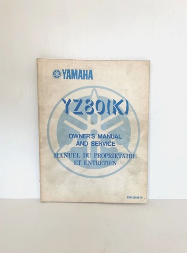 Yamaha yz80 1983 - yamaha,