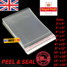 Clear self adhesive bags - clear,