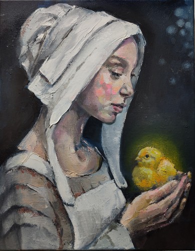 Original oil paimting x14 - oil, 11"x14"