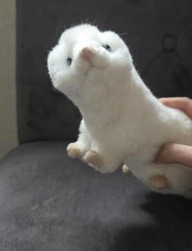 Hansa white ferret plush toy - hansa,