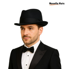 Men's Classic Homburg Hat 100%