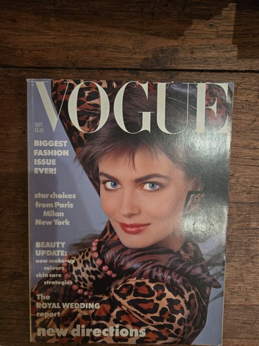 British vogue sept 1986 - sept,